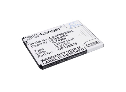 3.8V, 2300mAh, Li-ion Battery fits Infocus, In260, In310, 8.74Wh