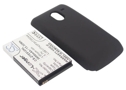3.7V, 3600mAh, Li-ion Battery fits Zte, Avid 4g, N9120, 13.32Wh