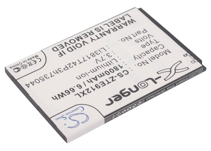 3.7V, 1800mAh, Li-ion Battery fits Boostmobile, Force, Force 4g Lte, 6.66Wh