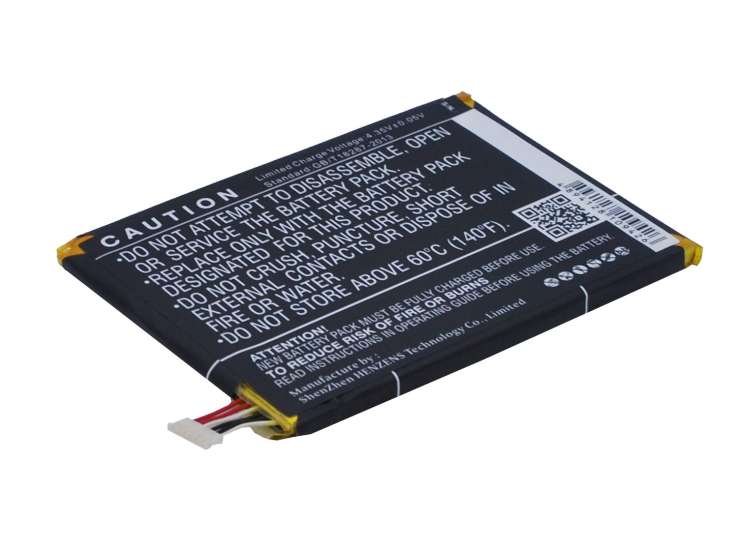 3.8V, 2500mAh, Li-Polymer Battery fits Alcatel, One Touch Pop 2 5.0, Ot-7043, 9.5Wh