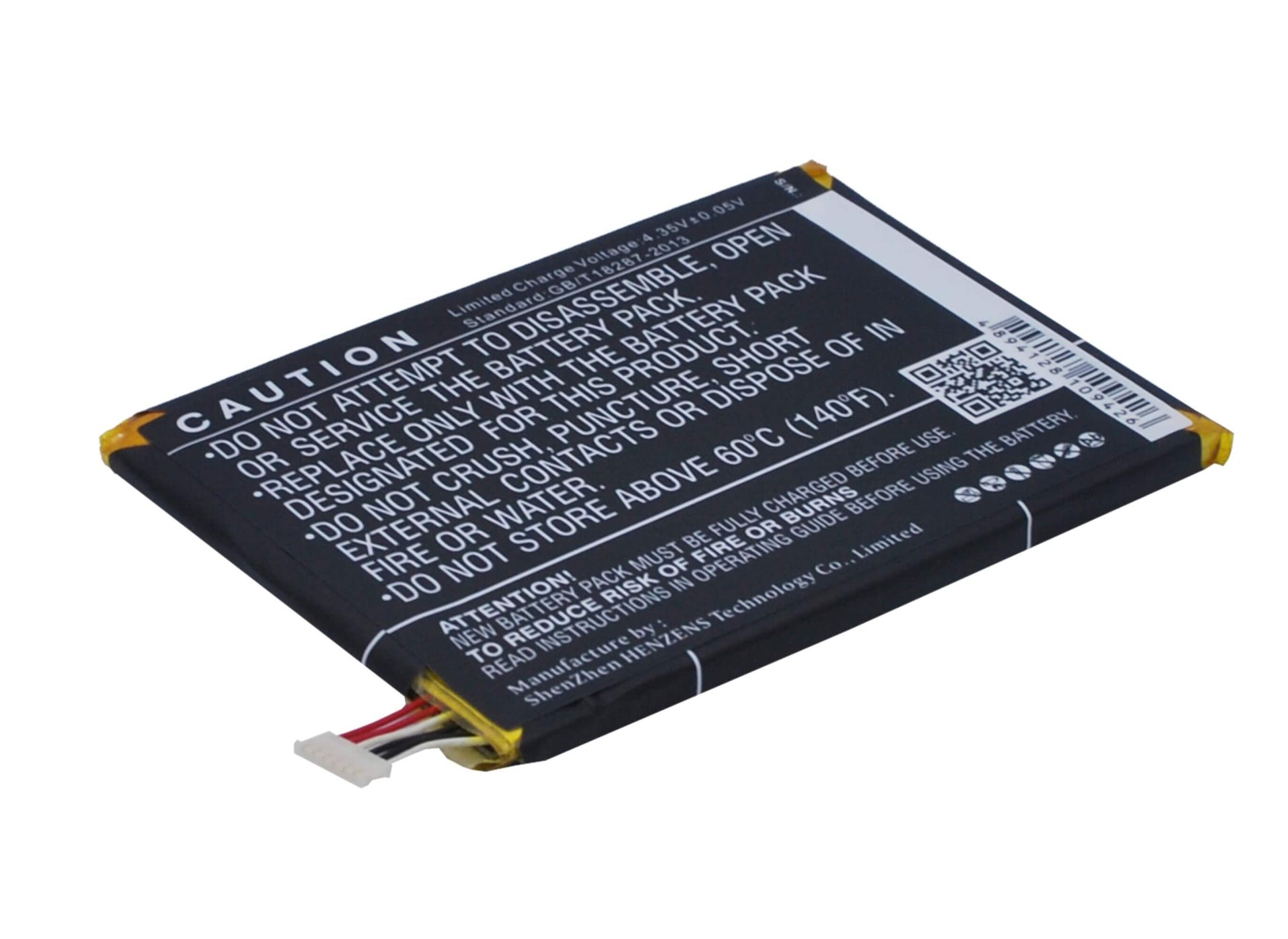 3.8V, 2500mAh, Li-Polymer Battery fits Alcatel, One Touch Pop 2 5.0, Ot-7043, 9.5Wh