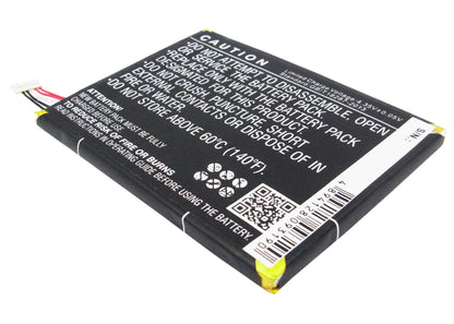 3.8V, 2500mAh, Li-Polymer Battery fits Blackberry, Stj100-1, Z3, 9.5Wh