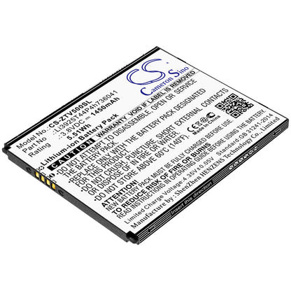 3.8V, 1450mAh, Li-ion Battery fits Zte, Blade Vantage, Blade Vantage 5, 5.51Wh