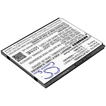 3.8V, 1450mAh, Li-ion Battery fits Zte, Blade Vantage, Blade Vantage 5, 5.51Wh