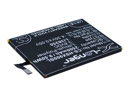 3.8V, 2500mAh, Li-Polymer Battery fits Hisense, Hs-x5t, X5t, 9.5Wh