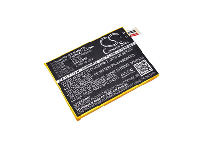 3.8V, 2400mAh, Li-Polymer Battery fits Infocus, M521, 9.12Wh