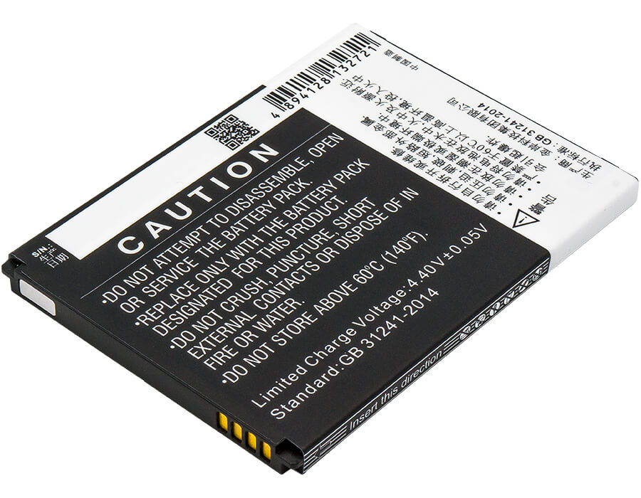 3.85V, 2800mAh, Li-ion Battery fits Zte, Avid Trio, Q802t, 10.78Wh