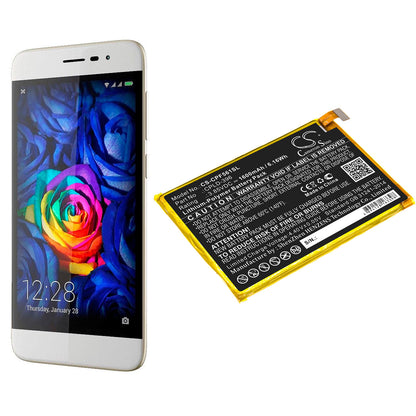 3.85V, 1600mAh, Li-Polymer Battery fits Coolpad, E561, Torino S, 6.16Wh