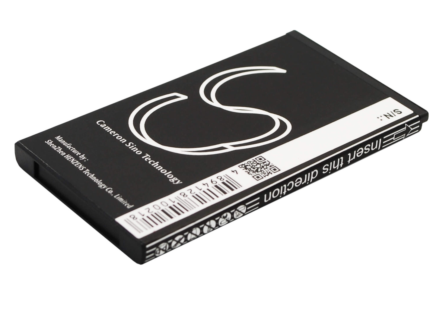 3.7V, 1250mAh, Li-ion Battery fits Zte, Score M, X500m, 4.625Wh