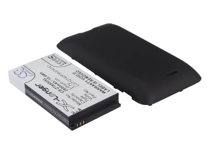 3.7V, 2800mAh, Li-ion Battery fits Zte, Score M, X500, 10.36Wh