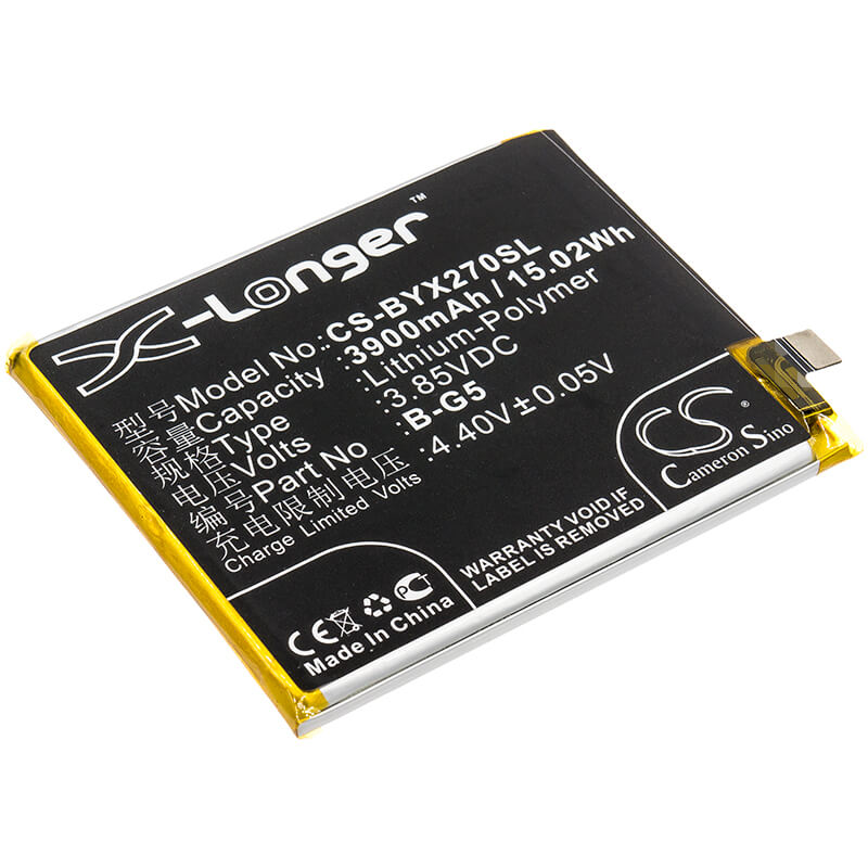 3.85V, 3900mAh, Li-Polymer Battery fits Bbk, V1829, V1829a, 15.015Wh