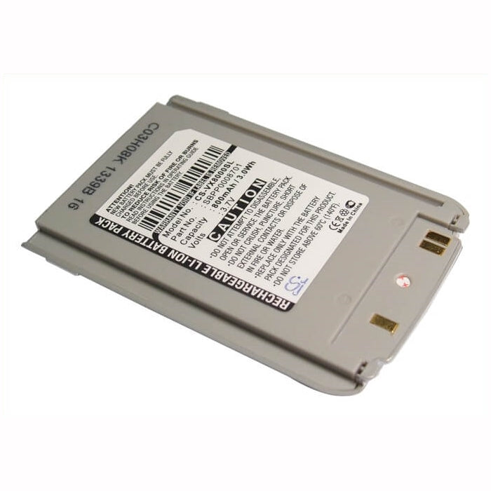 3.7V, 800mAh, Li-ion Battery fits Lg, Vx8000, Vx-8000, 2.96Wh