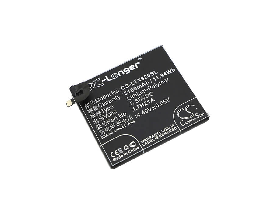 3.85V, 3100mAh, Li-Polymer Battery fits Letv, Max 2, X820, 11.935Wh