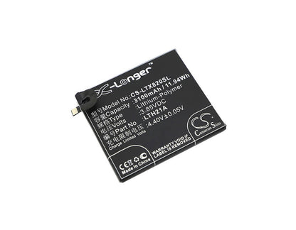 3.85V, 3100mAh, Li-Polymer Battery fits Letv, Max 2, X820, 11.935Wh