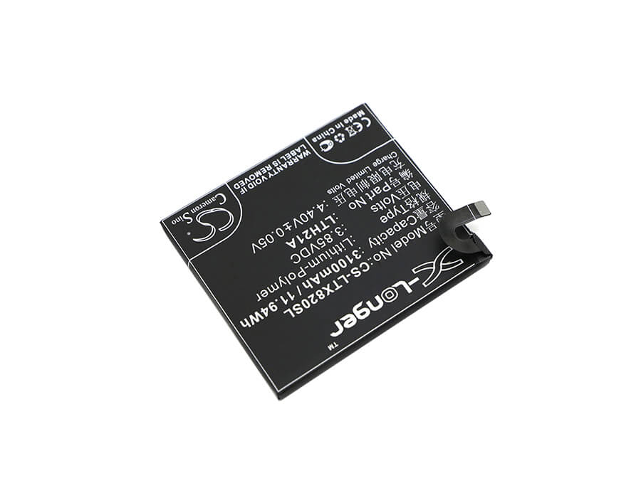 3.85V, 3100mAh, Li-Polymer Battery fits Letv, Max 2, X820, 11.935Wh