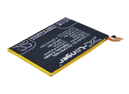 3.8V, 1800mAh, Li-Polymer Battery fits Coolpad, Ivvi K1 Mini, 6.84Wh