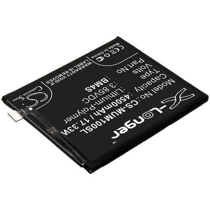 3.85V, 4500mAh, Li-Polymer Battery fits Xiaomi, M2004j7ac, Redmi 10x, 17.325Wh