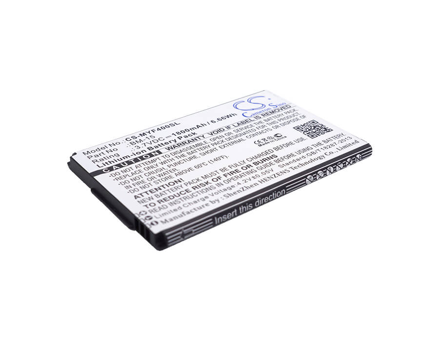 3.7V, 1800mAh, Li-ion Battery fits Myphone, Fun4, 6.66Wh