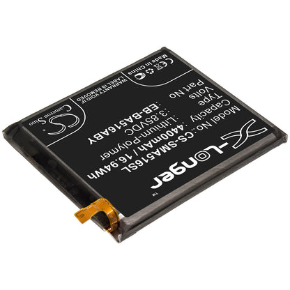 3.85V, 4400mAh, Li-Polymer Battery fits Samsung, Galaxy A51 5g, Galaxy A51 Uw 5g, 16.94Wh