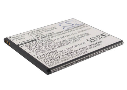 3.7V, 1600mAh, Li-ion Battery fits Zte, U887, 5.92Wh