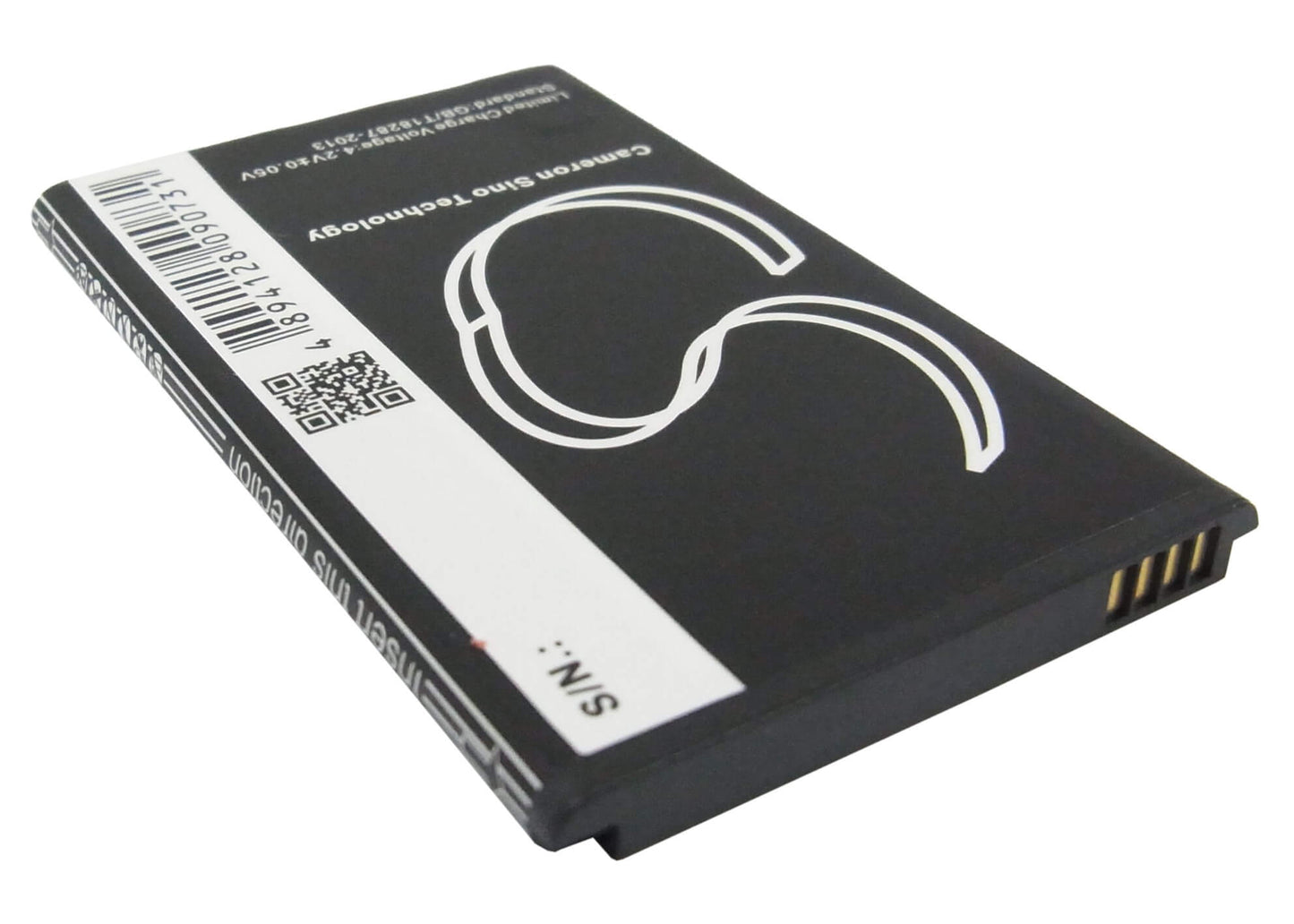 3.7V, 1650mAh, Li-ion Battery fits Nokia, Nokia Xl, Rm-1030, 6.105Wh