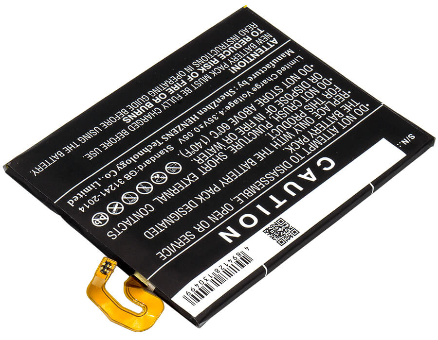 3.8V, 3300mAh, Li-Polymer Battery fits Lg, As993, G6, 12.54Wh