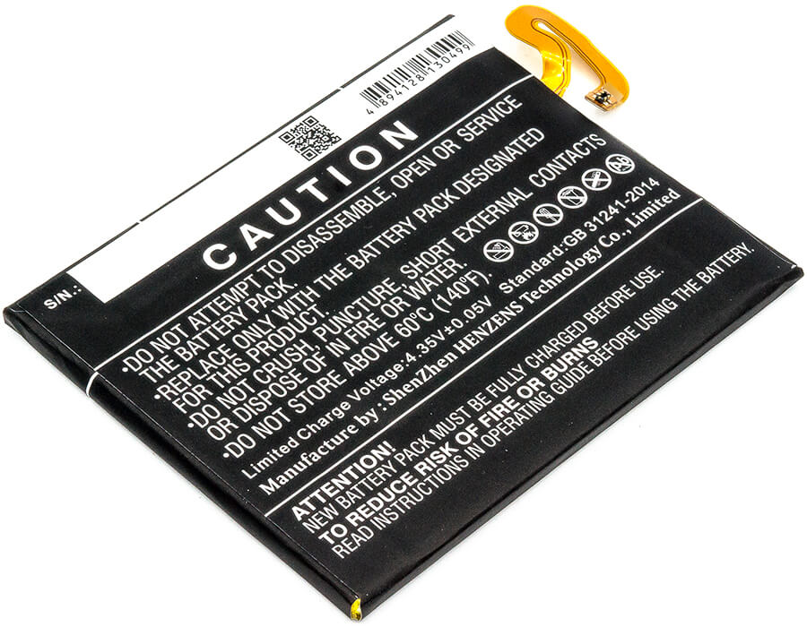3.8V, 3300mAh, Li-Polymer Battery fits Lg, As993, G6, 12.54Wh