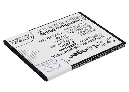 3.8V, 2200mAh, Li-ion Battery fits Baidu Cloud, V5, V5100b, 8.36Wh