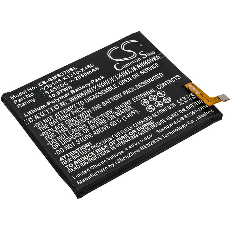 3.85V, 2850mAh, Li-Polymer Battery fits Gigaset, Gs370, 10.9725Wh