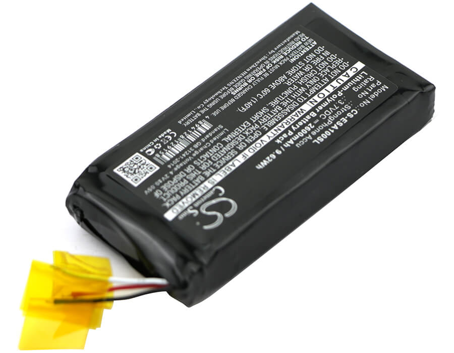 3.7V, 2600mAh, Li-Polymer Battery fits Evolveo, Strongphone Accu, 9.62Wh