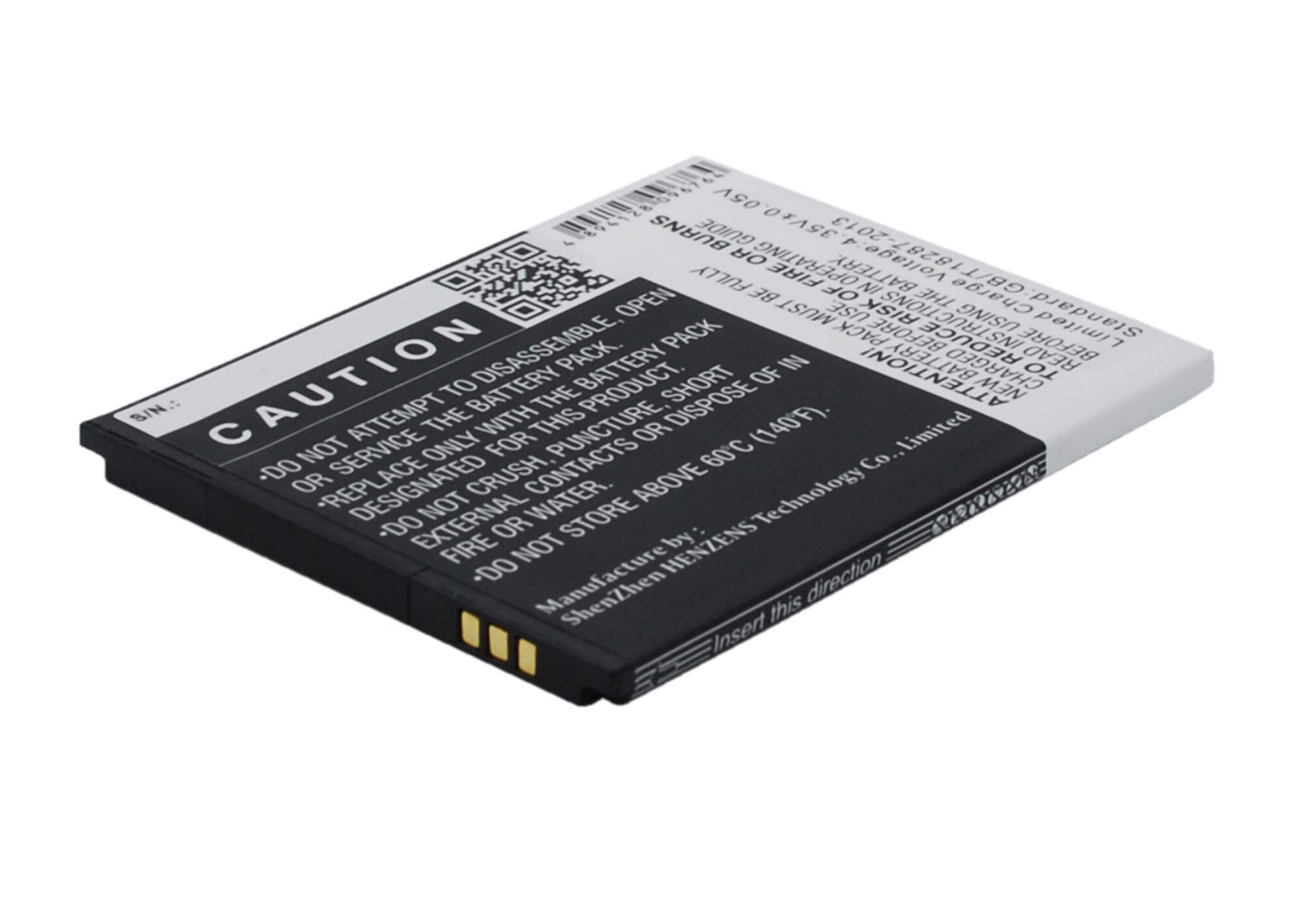 3.8V, 2000mAh, Li-ion Battery fits Posh, E500a, Titan Hd, 7.6Wh