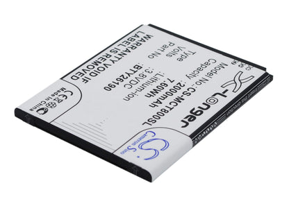 3.8V, 2000mAh, Li-ion Battery fits Mobistel, Cynus T8, 7.6Wh