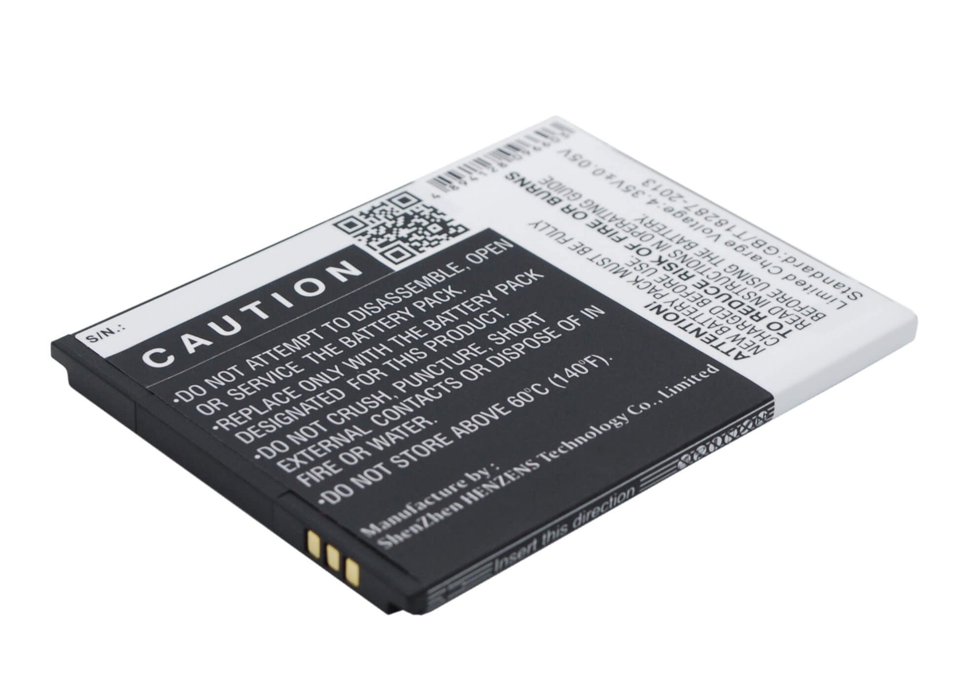 3.8V, 2000mAh, Li-ion Battery fits Mobistel, Cynus T8, 7.6Wh