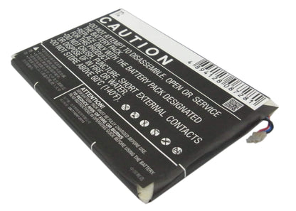 3.8V, 1750mAh, Li-Polymer Battery fits Net10, Ntzez753g3p5p, Paragon, 6.65Wh