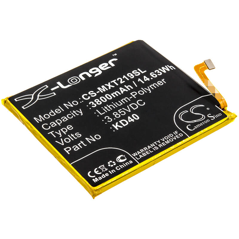3.85V, 3800mAh, Li-Polymer Battery fits Motorola, Moto G8 Plus, Xt2019-1, 14.63Wh