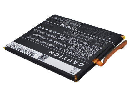 3.8V, 2100mAh, Li-Polymer Battery fits Koobee, M2, 7.98Wh