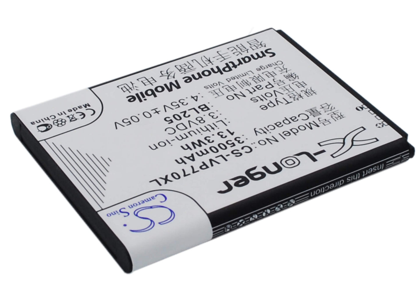 3.8V, 3500mAh, Li-ion Battery fits Lenovo, P770, 13.3Wh
