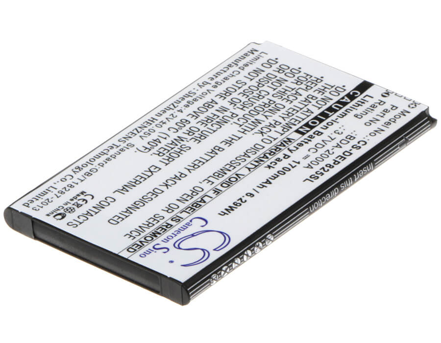 3.7V, 1700mAh, Li-ion Battery fits Doro, 8028, 8030, 6.29Wh