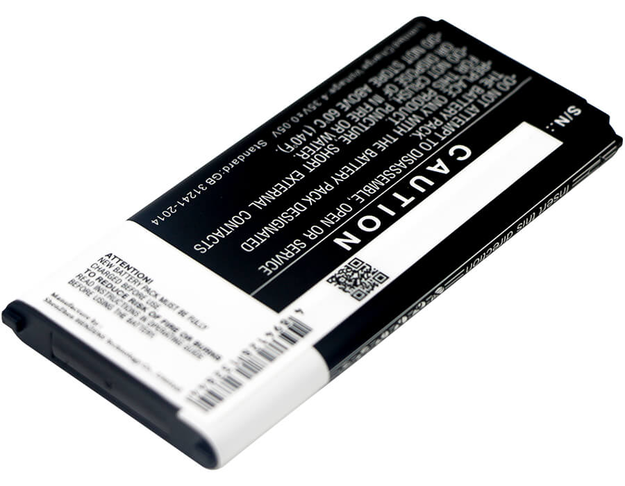 3.8V, 1900mAh, Li-ion Battery fits Samsung, Galaxy S5 Dx, Galaxy S5 Mini, 7.22Wh