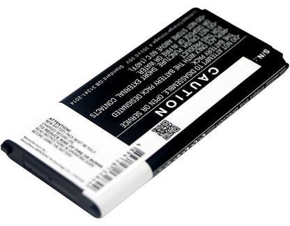 3.8V, 1900mAh, Li-ion Battery fits Samsung, Galaxy S5 Dx, Galaxy S5 Mini, 7.22Wh