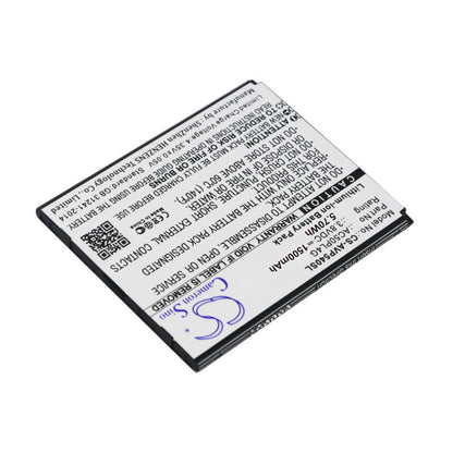 3.8V, 1500mAh, Li-ion Battery fits Archos, 50 Platinum 4g, 5.7Wh
