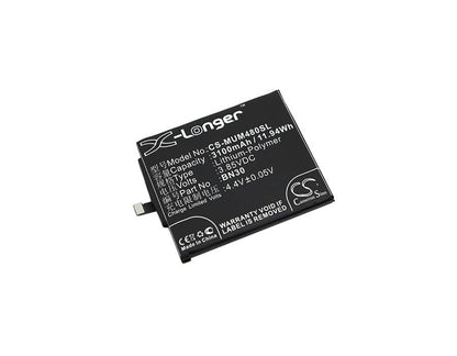 3.85V, 3100mAh, Li-Polymer Battery fits Xiaomi, Mi 4a, Redmi 4a, 11.935Wh