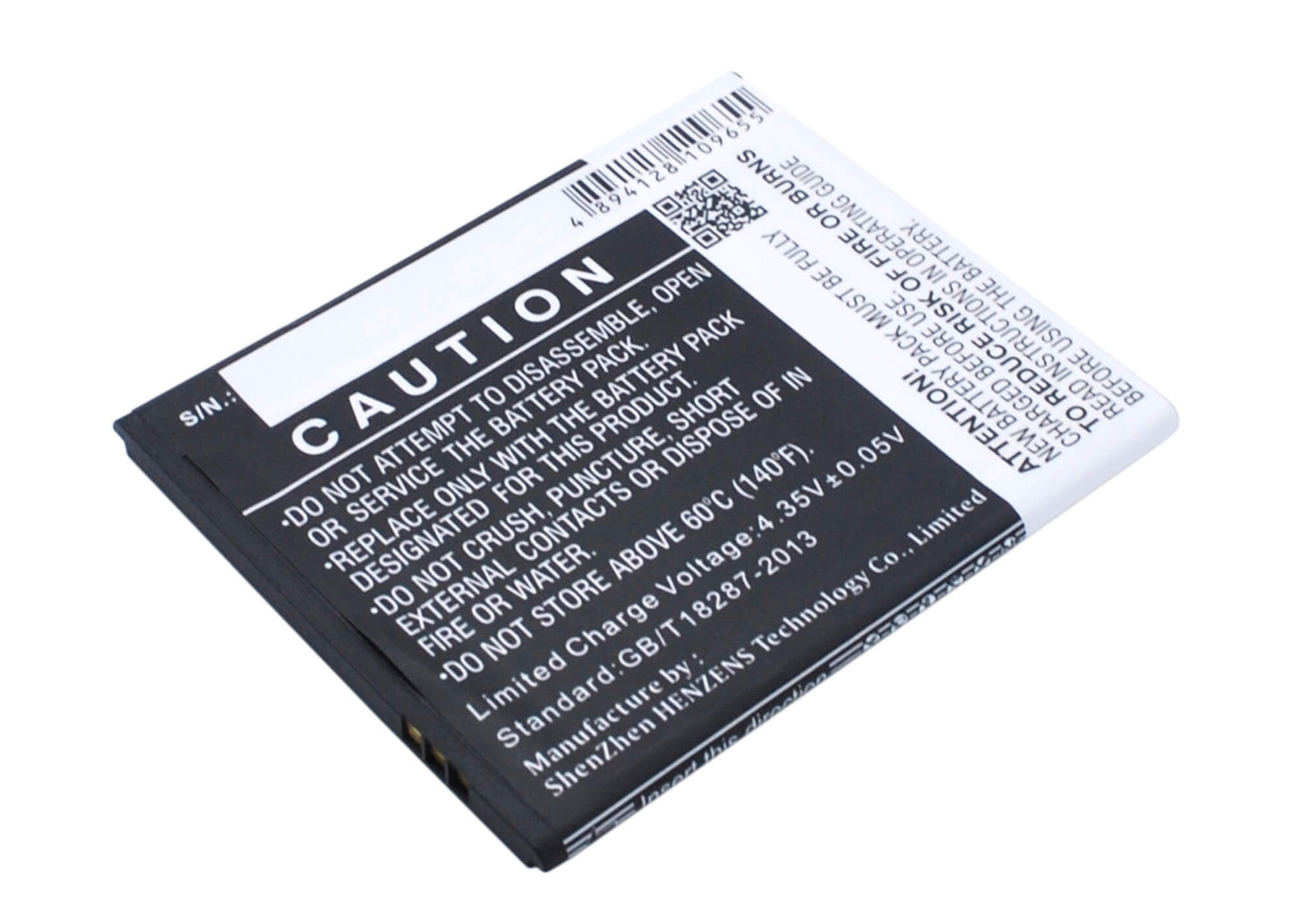 3.8V, 2000mAh, Li-Polymer Battery fits Kazam, Tornado 2, Tornado2 5.0, 7.6Wh