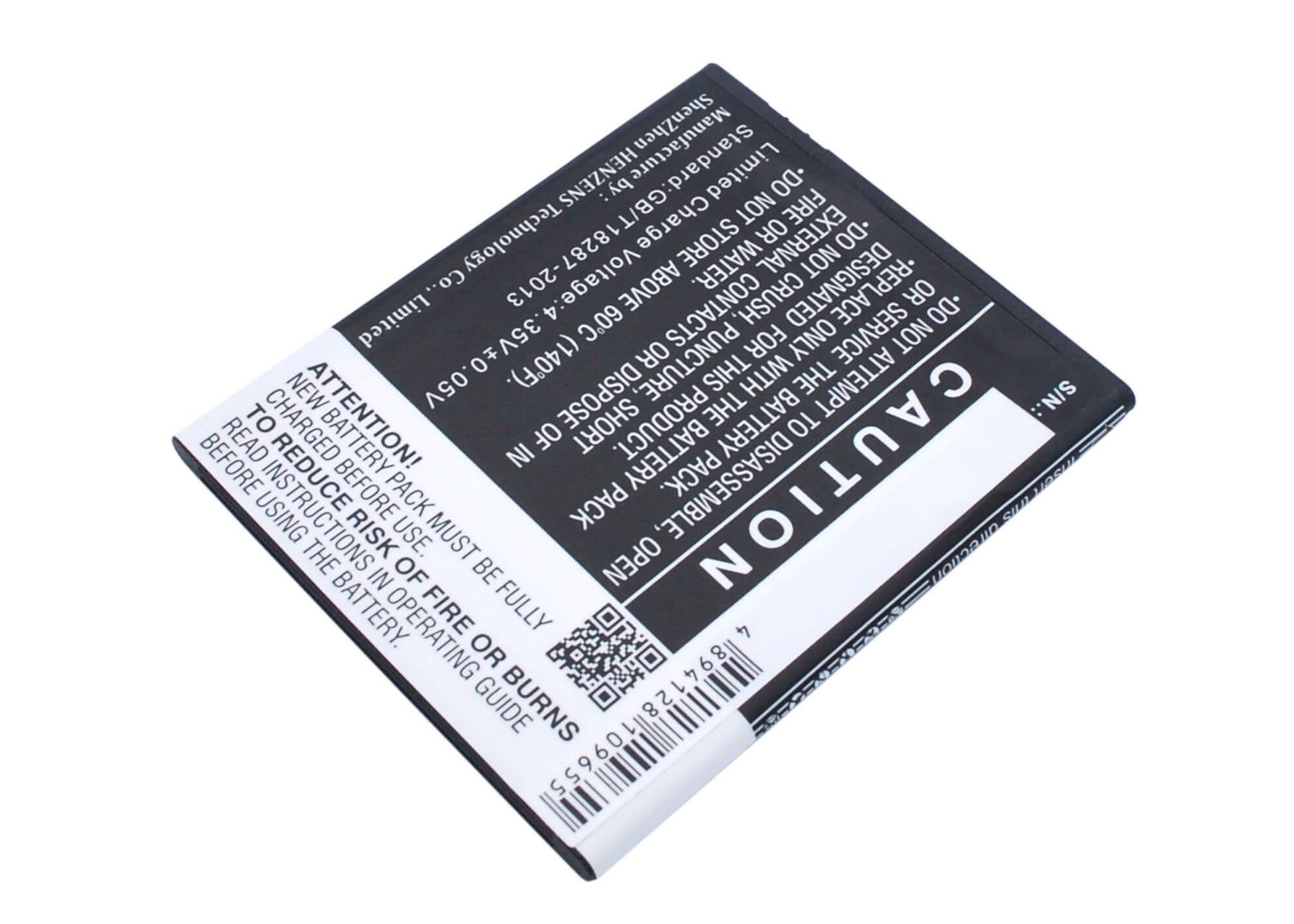 3.8V, 2000mAh, Li-Polymer Battery fits Kazam, Tornado 2, Tornado2 5.0, 7.6Wh