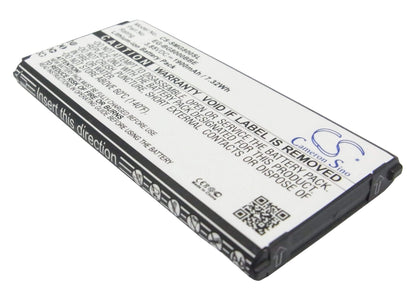 3.85V, 1900mAh, Li-ion Battery fits Samsung, Galaxy S5 Dx, Galaxy S5 Mini, 7.315Wh