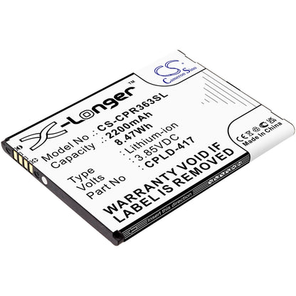 3.85V, 2200mAh, Li-ion Battery fits Coolpad, Btr3635a, Defiant, 8.47Wh