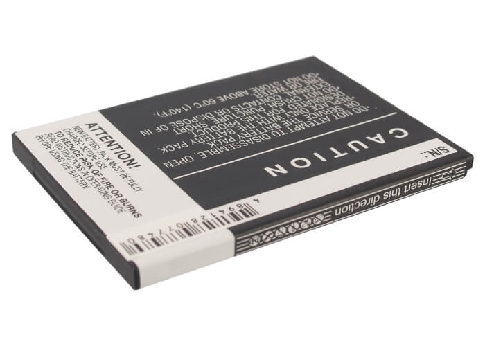 3.7V, 1800mAh, Li-ion Battery fits Sky, T100k, 6.66Wh