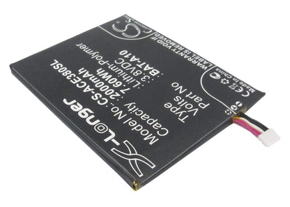 3.8V, 2000mAh, Li-Polymer Battery fits Acer, E380, Liquid E3, 7.6Wh