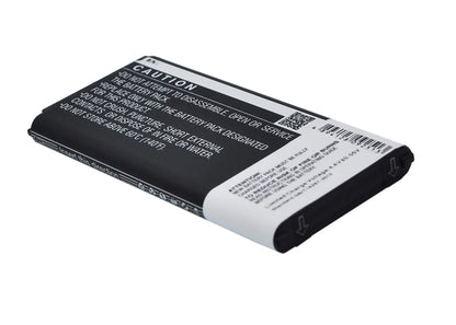 3.85V, 2100mAh, Li-ion Battery fits Samsung, Galaxy S5 Dx, Galaxy S5 Mini, 8.085Wh