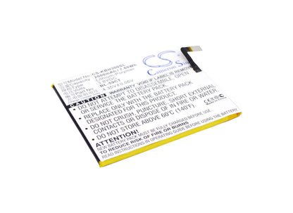 3.8V, 2000mAh, Li-Polymer Battery fits Koobee, H3, 7.6Wh